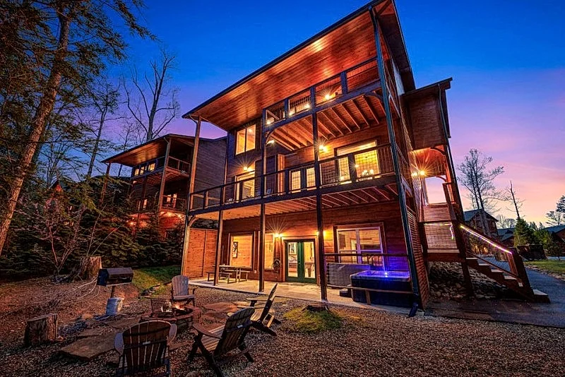 Free Tickets | Theater, Game Room, Hot Tub, & Fire
